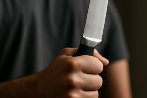 Homem em surto ameaça mulher com faca após término de relacionamento em Blumenau