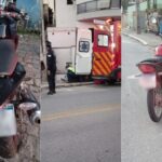 Colisão entre motos e carro deixa uma pessoa ferida no Centro de Brusque