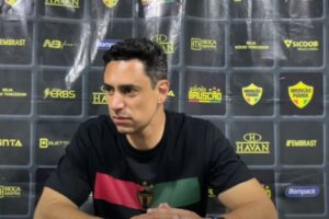 VÍDEO: “Não vamos nos iludir, temos uma montanha pela frente” diz Bernardo Franco após vitória sobre Guarani