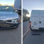 Colisão traseira envolve veículo com placas de Brusque na Rod. Ivo Silveira