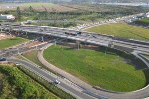 Obras na intersecção da Antônio Heil com a BR-101 chegam a 85% de conclusão