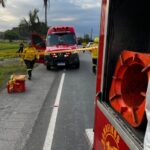 VÍDEO: Carro sai da pista, cai em ribanceira e resgate exige apoio do Helicóptero Arcanjo na Rodovia Ivo Silveira