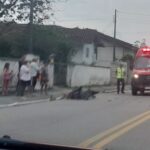 Colisão entre carro e moto deixa motociclista ferida no Bairro Águas Claras