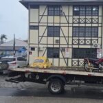 Motocicleta com registro de furto é localizada abandonada próximo à rodoviária
