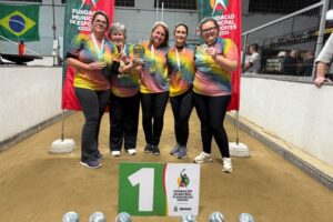 Rio Branco conquista título da bocha rafa vollo feminina nos Comunitários