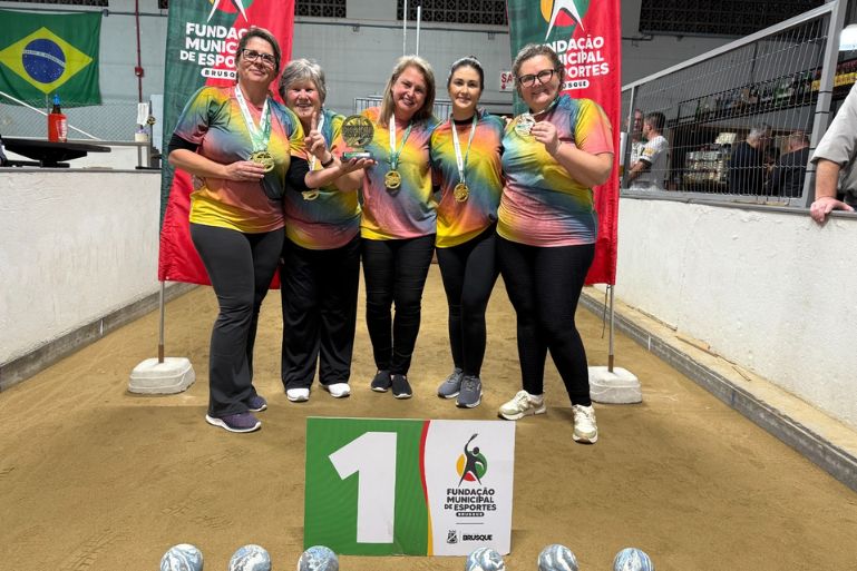 Rio Branco conquista título da bocha rafa vollo feminina nos Comunitários