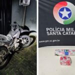 PM detém acusado por tráfico após fuga, queda de moto e perseguição às margens do rio