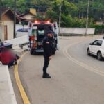 Queda de motocicleta mobiliza órgãos de segurança de Brusque