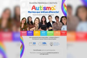 Palestra gratuita vai abordar autismo e inclusão em Botuverá