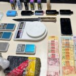 Ação da PM apreende drogas e dinheiro em comércio no Centro de Brusque