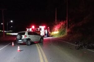 Motociclista sofre amputação e morre após impacto violento em Urussanga