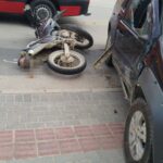 Motociclista sofre fratura exposta após colisão em Guabiruba Sul Motociclista sofre fratura exposta após colisão em Guabiruba Sul