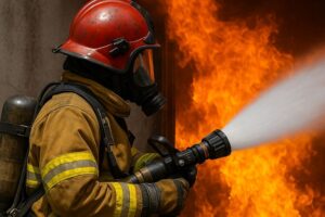 Incêndio destrói veículo em garagem de condomínio e mobiliza bombeiros em Itajaí
