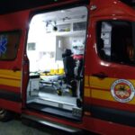 Mulher fica ferida após queda de moto em ribeirão no bairro São Pedro, em Guabiruba