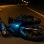 Homem fica ferido após queda de moto na Rodovia Antônio Heil, em Brusque