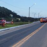 BR-280: Mulher fica gravemente ferida ao tentar atravessar rodovia BR-280: Mulher fica gravemente ferida ao tentar atravessar rodovia