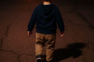Criança de 3 anos é encontrada sozinha na rua após sair de casa pela janela em SC