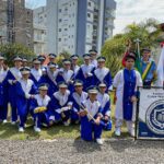 Fanfarra da Escola Cívico-Militar Paquetá conquista bicampeonato estadual em Caçador