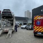 Colisão entre moto e caminhão deixa motociclista em estado grave em Itajaí Colisão entre moto e caminhão deixa motociclista em estado grave em Itajaí