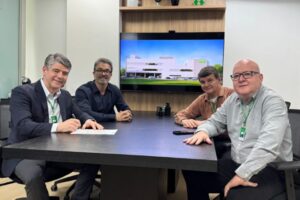 Unimed Brusque inicia nova fase da construção do hospital em parceria com a Construtora Baggio