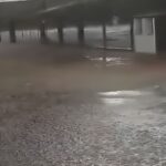 Temporal com granizo e ventos fortes causa alagamentos no Meio-Oeste catarinense Temporal com granizo e ventos fortes causa alagamentos no Meio-Oeste catarinense