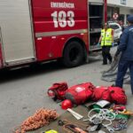 Trabalhador cai de 20 metros em Itapema e sobrevive com múltiplas fraturas