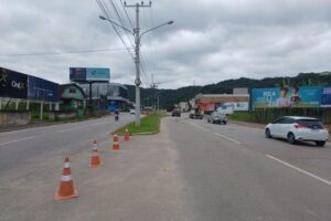 JARDIM MALUCHE: Fluxo intenso e lentidão, mas sem acidentes no início da manhã