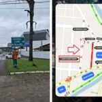 JARDIM MALUCHE: Após reclamações, Setram instala placa indicando Rota Livre para a Av. Beira-Rio JARDIM MALUCHE: Após reclamações, Setram instala placa indicando Rota Livre para a Av. Beira-Rio