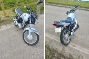 Polícia Militar apreende adolescente após empinar moto, fugir e sofrer queda na BR-101