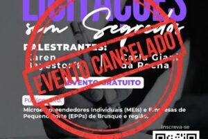 Palestra sobre licitações é cancelada na Câmara de Brusque