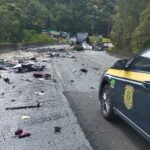 BR-376 é liberada após grave acidente em Guaratuba (PR)