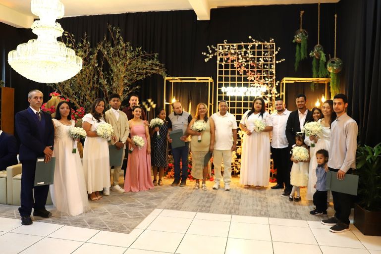 Guabiruba celebra o amor na 4ª edição do Casamento Coletivo
