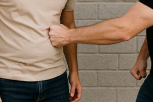 Homem é agredido e recebe atendimento dos bombeiros em Brusque