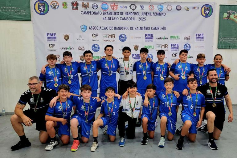 Brusque conquista título Estadual da Extra Liga SC de Handebol Sub-14