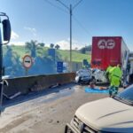 Tragédia na BR-376: colisão fatal paralisa rodovia e deixa três mortos