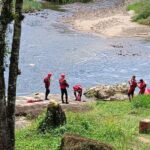 Bombeiros encerram segundo dia de buscas por homem desaparecido em Garuva; VÍDEO
