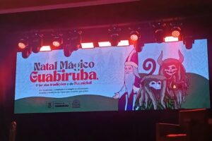 Show “Encantos Natalinos” marca o lançamento da programação do Natal Mágico de Guabiruba
