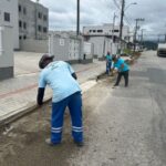 Ruas de Brusque recebem mutirão de limpeza durante a semana