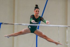 Brusque brilha na Ginástica Artística e conquista medalha no Jasc 2025 em duas modalidades