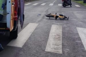 Criança de 5 anos fica gravemente ferida após atropelamento em Quilombo