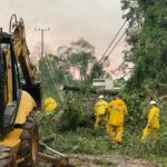 Bombeiros atuam em mais de 200 ocorrências após tempestades em SC
