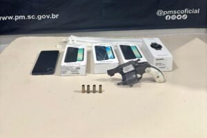 Assalto a loja de telefonia termina com prisão em Tijucas