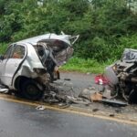 Homem morre em grave acidente envolvendo três veículos na BR-470