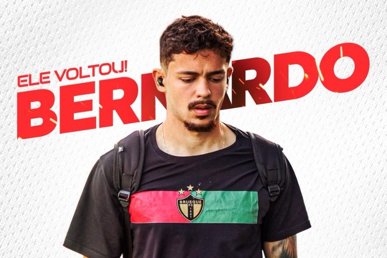 Bernardo está de volta ao Brusque FC SAF
