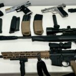 PM apreende fuzil, pistolas e munições após briga de casal e disparos