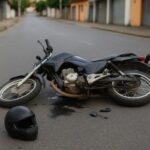 Brusque: motociclista é socorrido em estado grave após queda durante a madrugada
