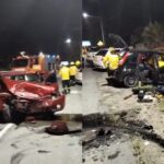 VÍDEO: Colisão entre dois carros é registrada na Rodovia Ivo Silveira, em Gaspar