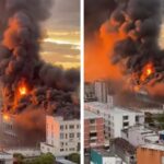 Incêndio atinge colégio centenário no Centro de Santa Maria (RS)