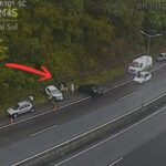 Policiais rodoviários e pedestres são atropelados por carro na BR-101 em SC