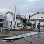 Laguna decreta situação de emergência após vendaval atingir toda a cidade